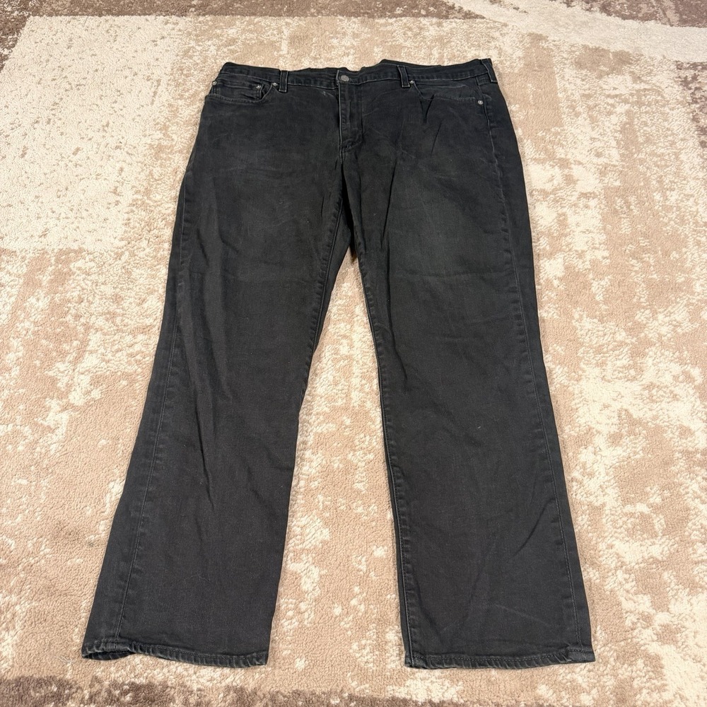 Levis 541 Black Jeans Mens 40x32‎ Athletic Slim Stretch Premium BIG E Denim